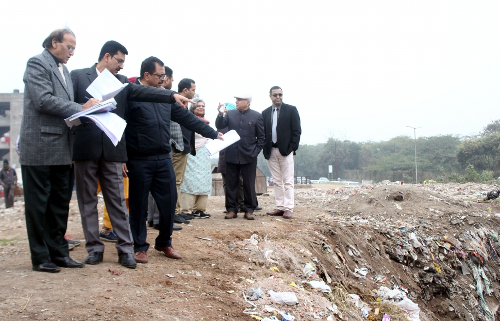 Committee of National Green Tribunal (NGT) inspects N-Choe & Sukhna Choe