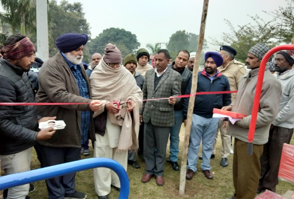 Mayor Inaugurates Open air gym at Dadumajra  