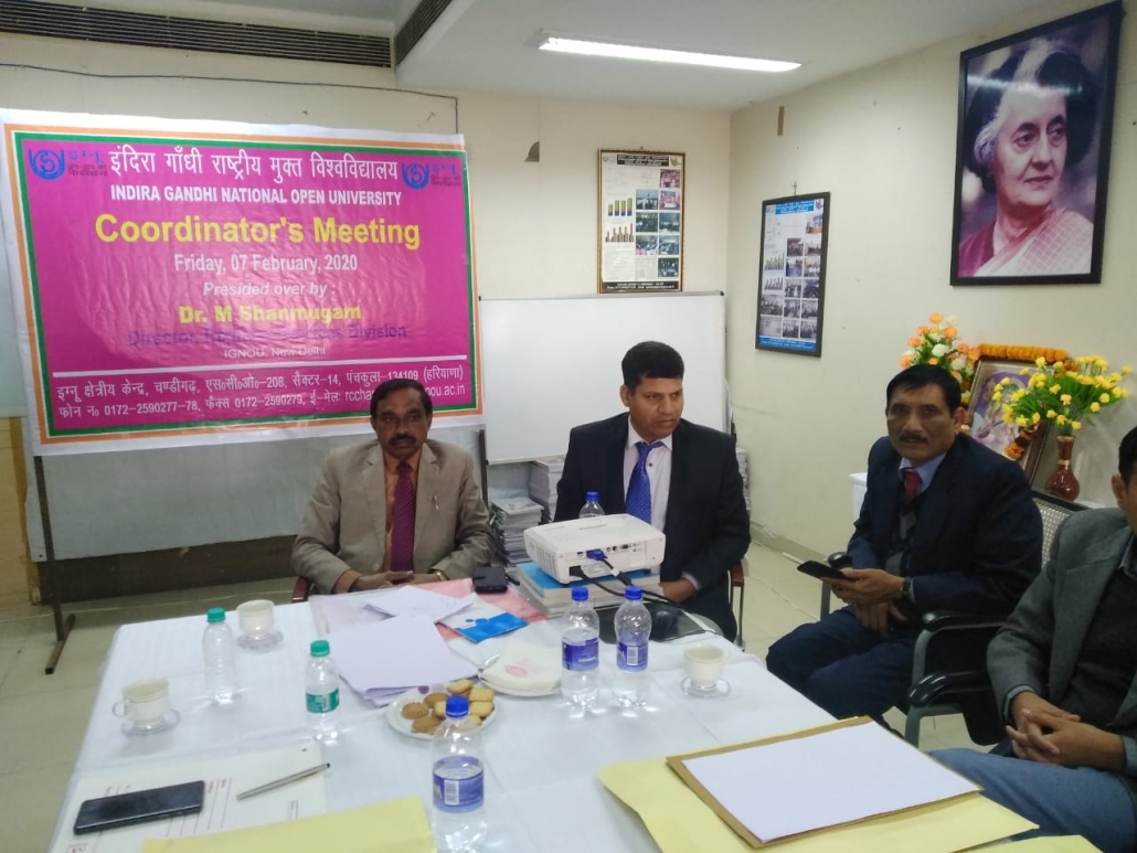 IGNOU: “Annual Coordinator Meeting Held on 07th February, 2020”.