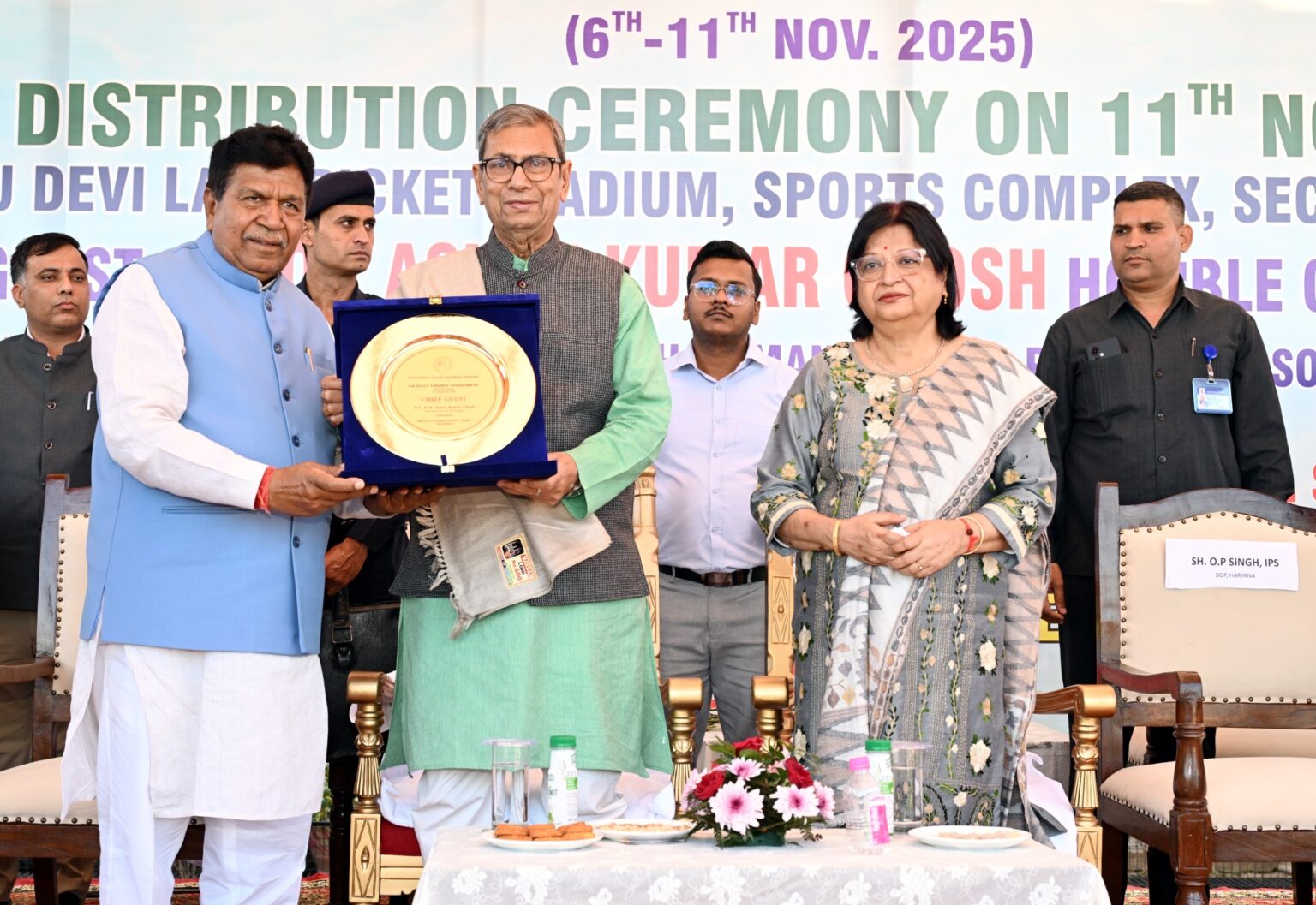 हरियाणा राज्यपाल असीम कुमार घोष गली क्रिकेट टूर्नामेंट 2025