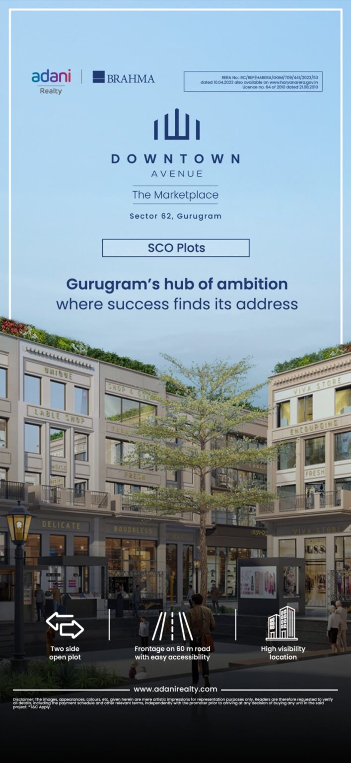 Boutique Commercial Plots by‎ Adani‎ Realty &‎ Brahma
